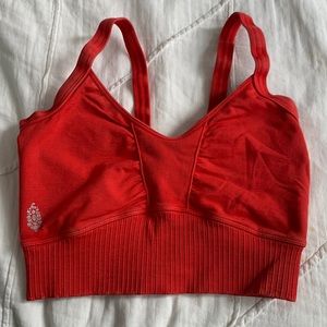FP Movement Good Karma Scoopneck Bra M/L - victory red